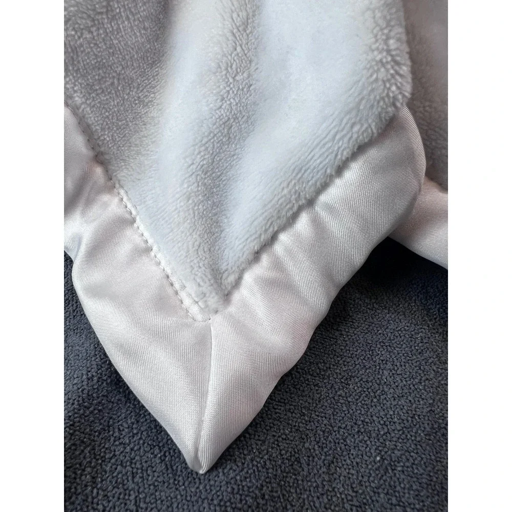 Carters Just One You Koala Bear Security Blanket Lovey White Satin Trim Plush